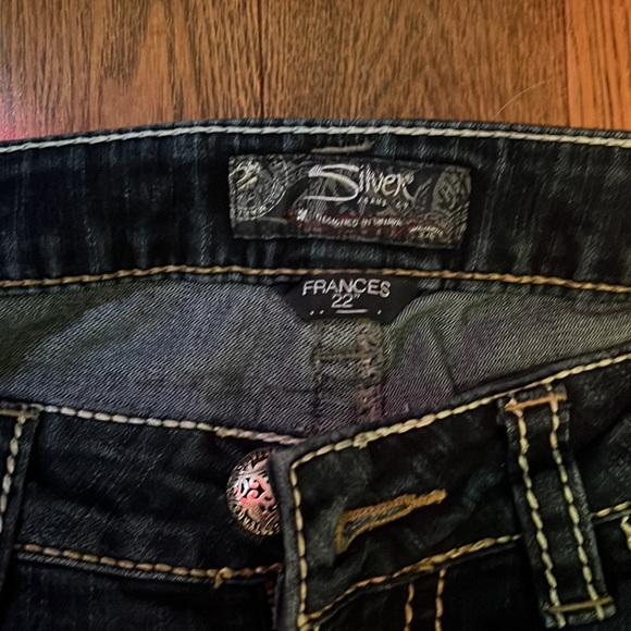 Silver - Low Rise - Frances Flare Jean (22” leg opening) - Picture 4 of 6